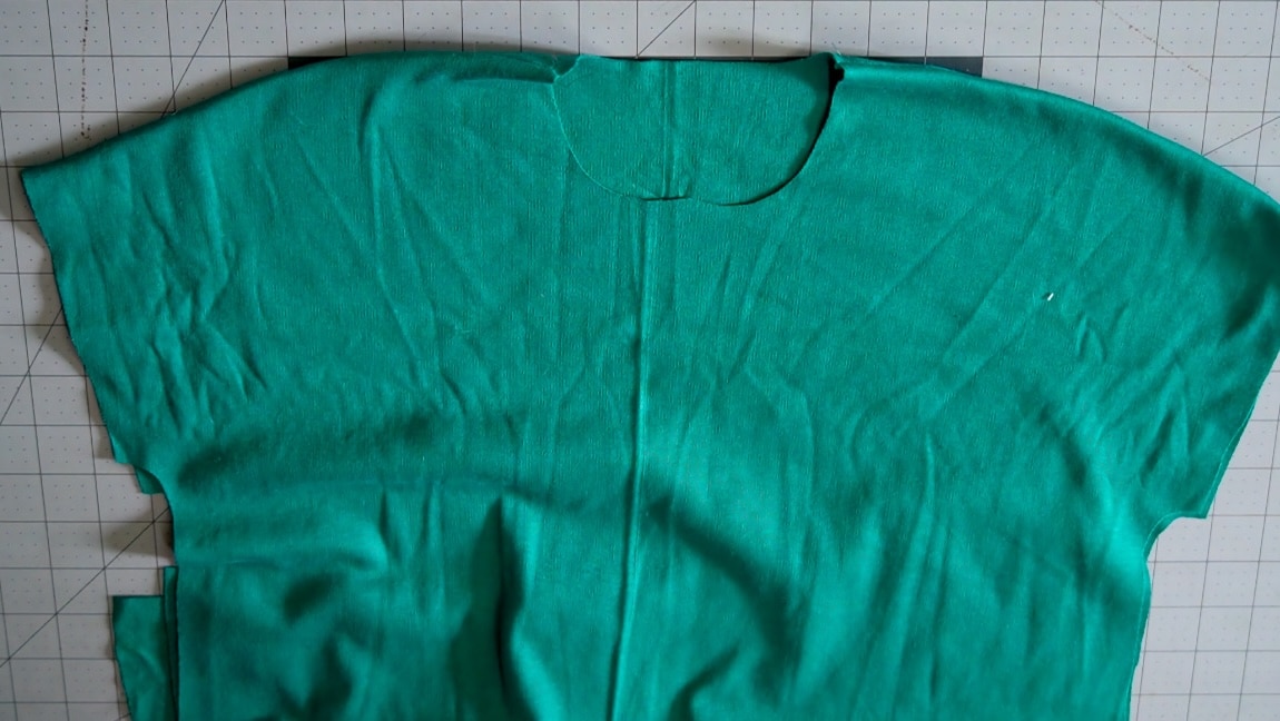 sew the shoulder