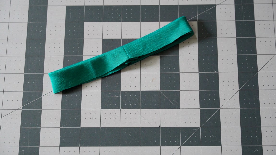 fold the neckband in half