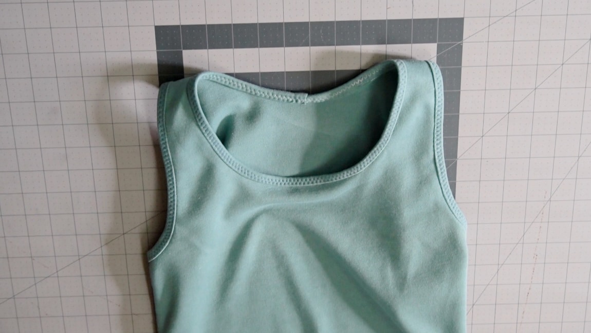 sew the neck and arm binding with a zigzag stitch