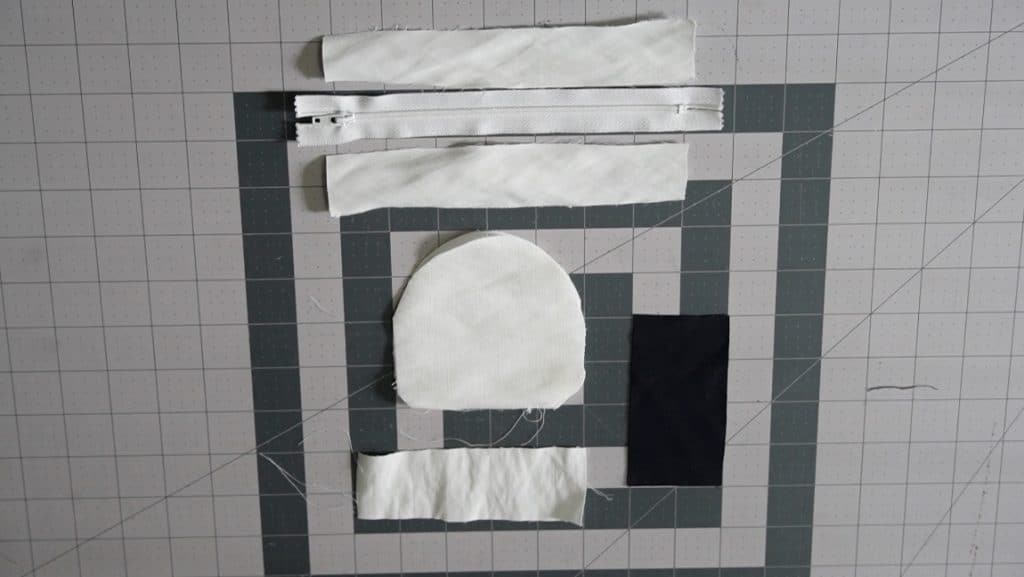onigiri purse patten pieces