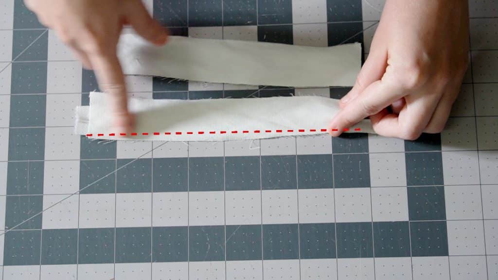 sew the zipper bands to the zipper