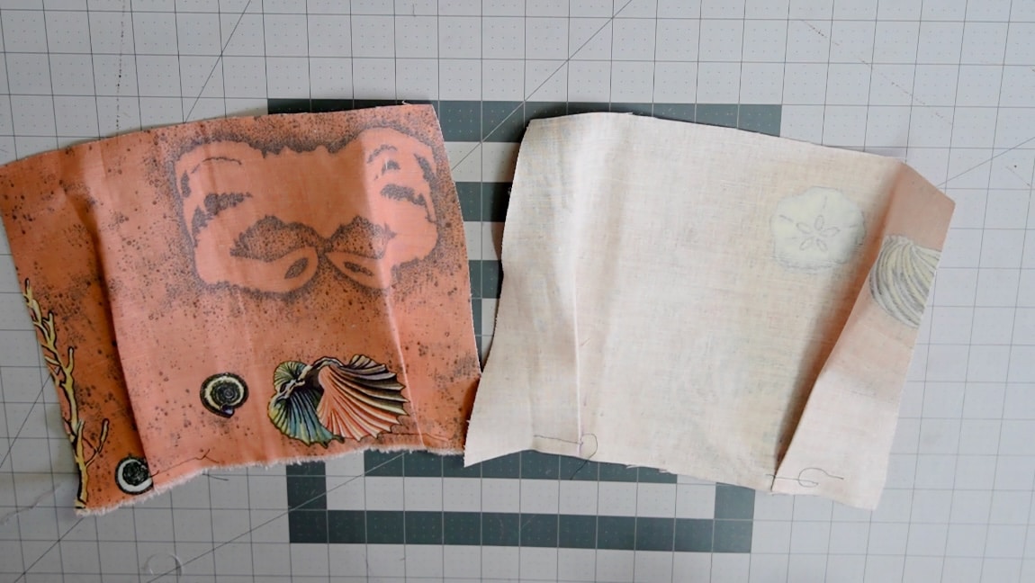 press and sew the pleats