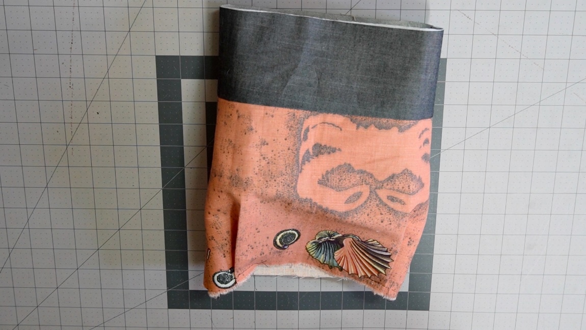 sew bag front and back together