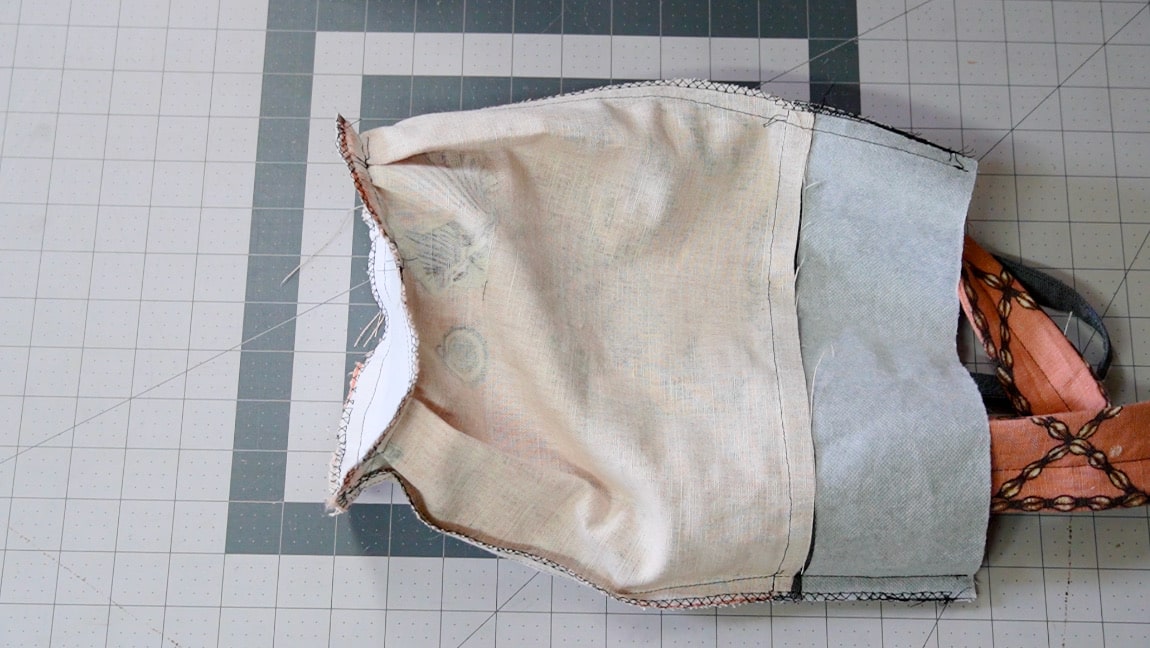 sew the base to the bag