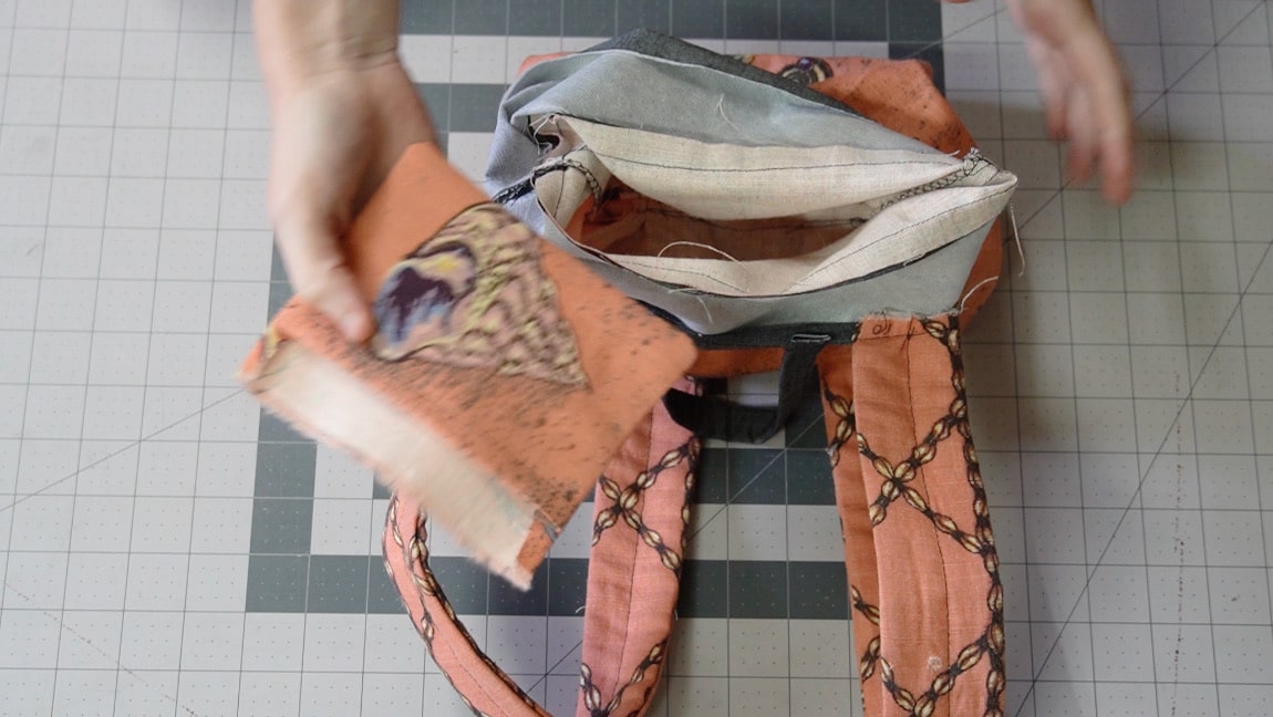 sew pocket to seam allowance