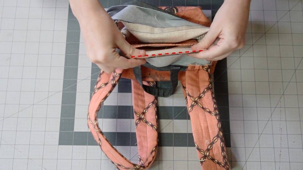 sew pocket to seam allowance