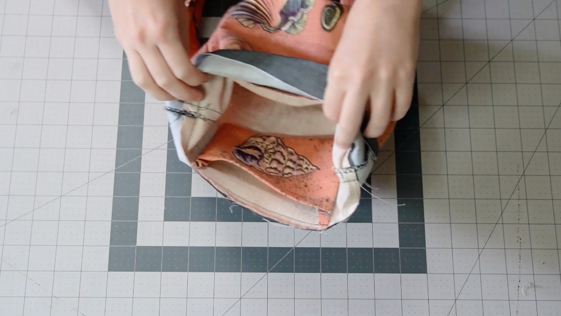 sew pocket to seam allowance