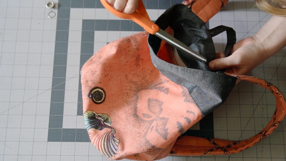 poke holes for grommets
