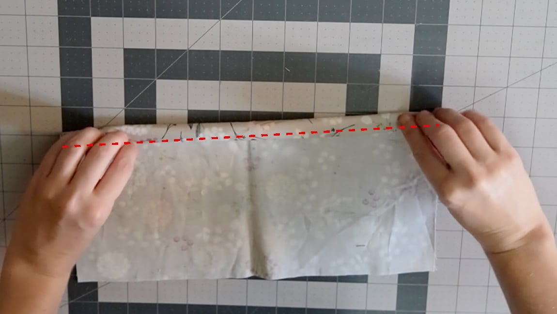 hem the inner pocket