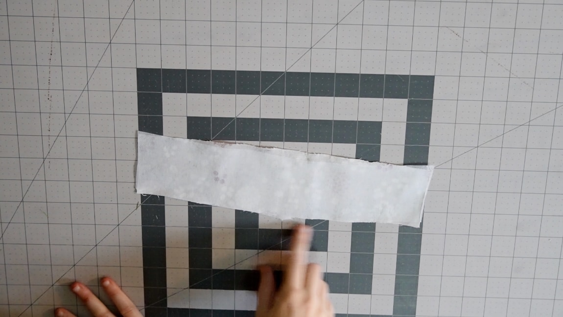 apply interfacing to flap