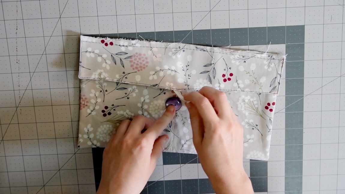 sew button to pocket