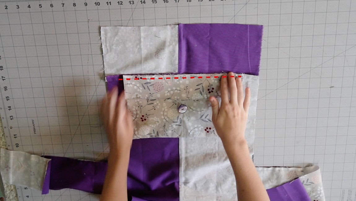 sew pocket to seam allowance