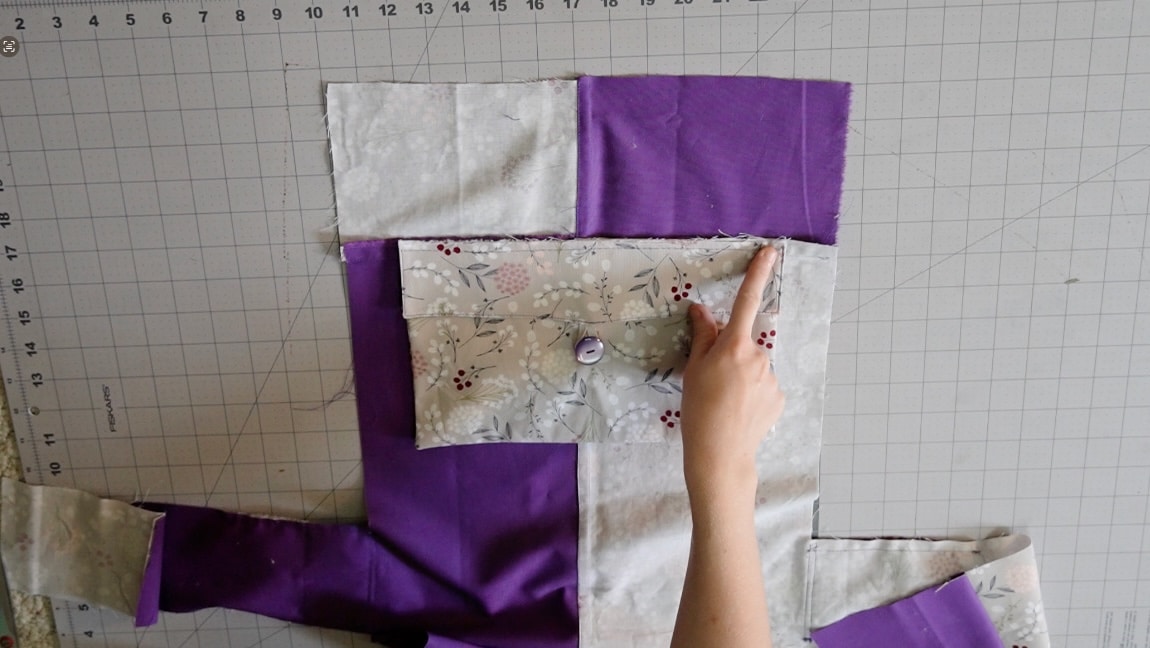 sew pocket to seam allowance