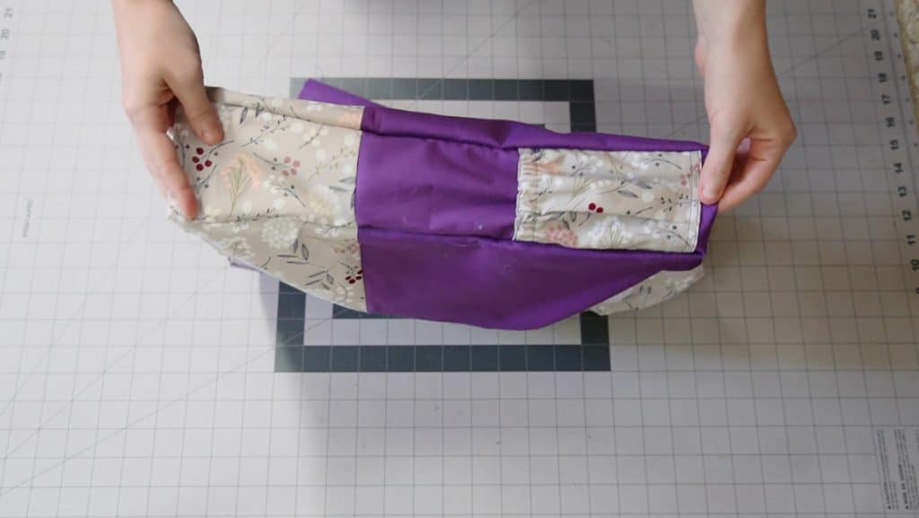 sew sides of bag