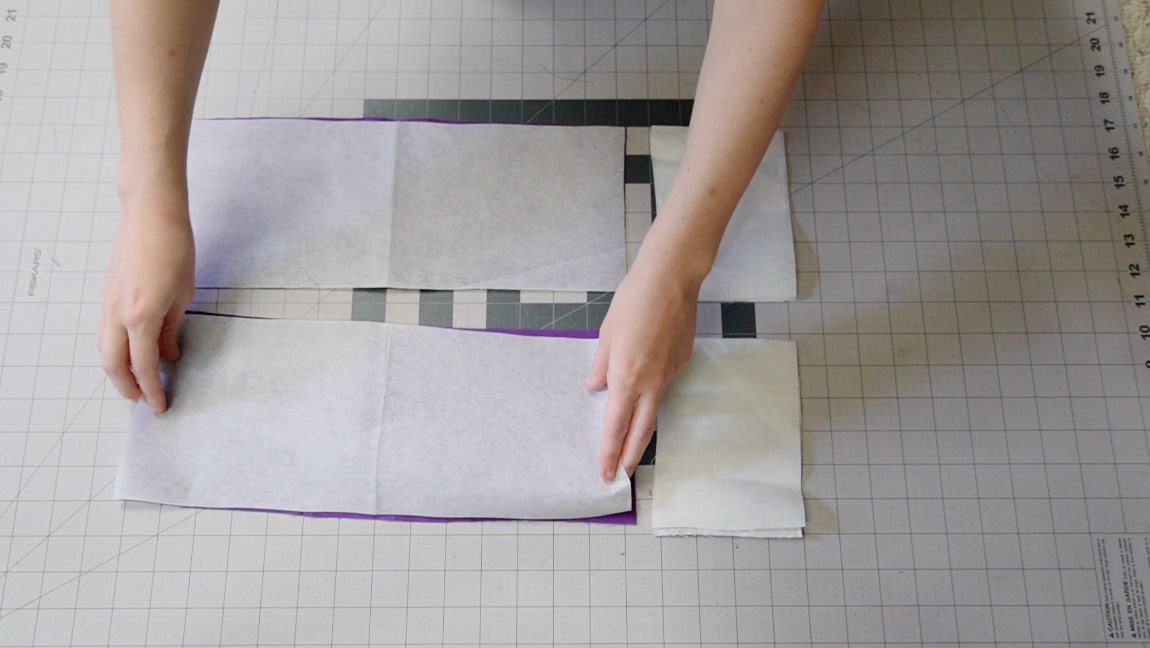 apply interfacing to facing