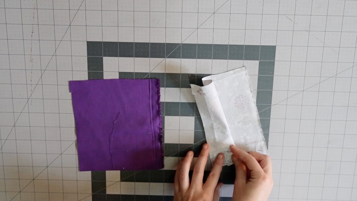pleat the side pockets
