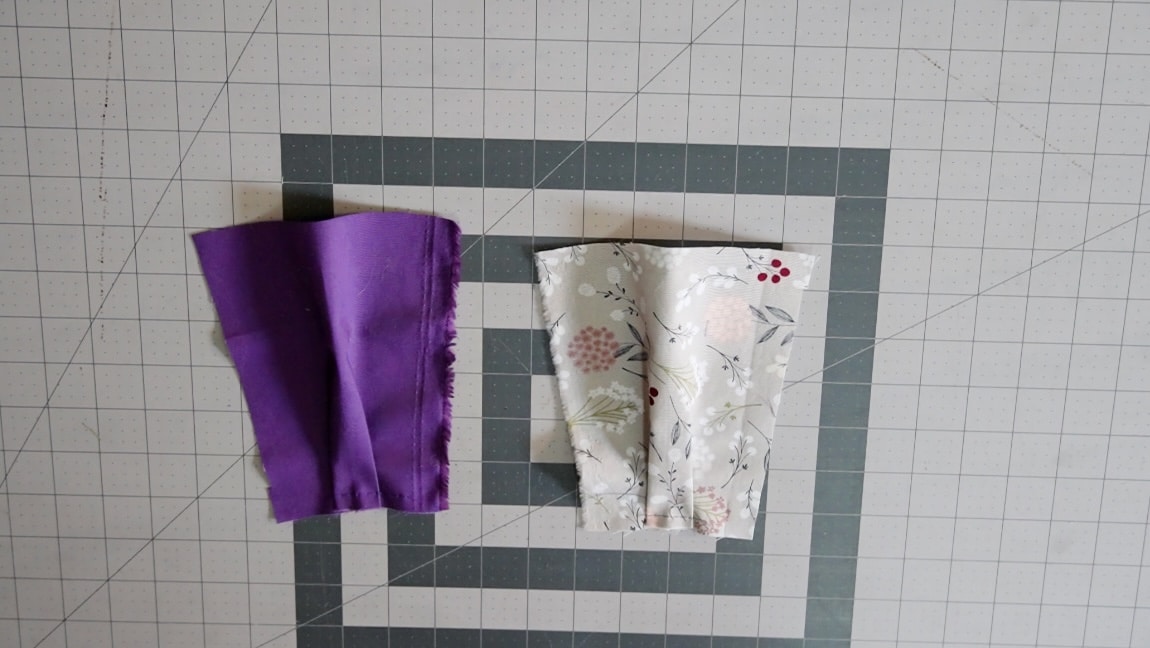 pleat the side pockets